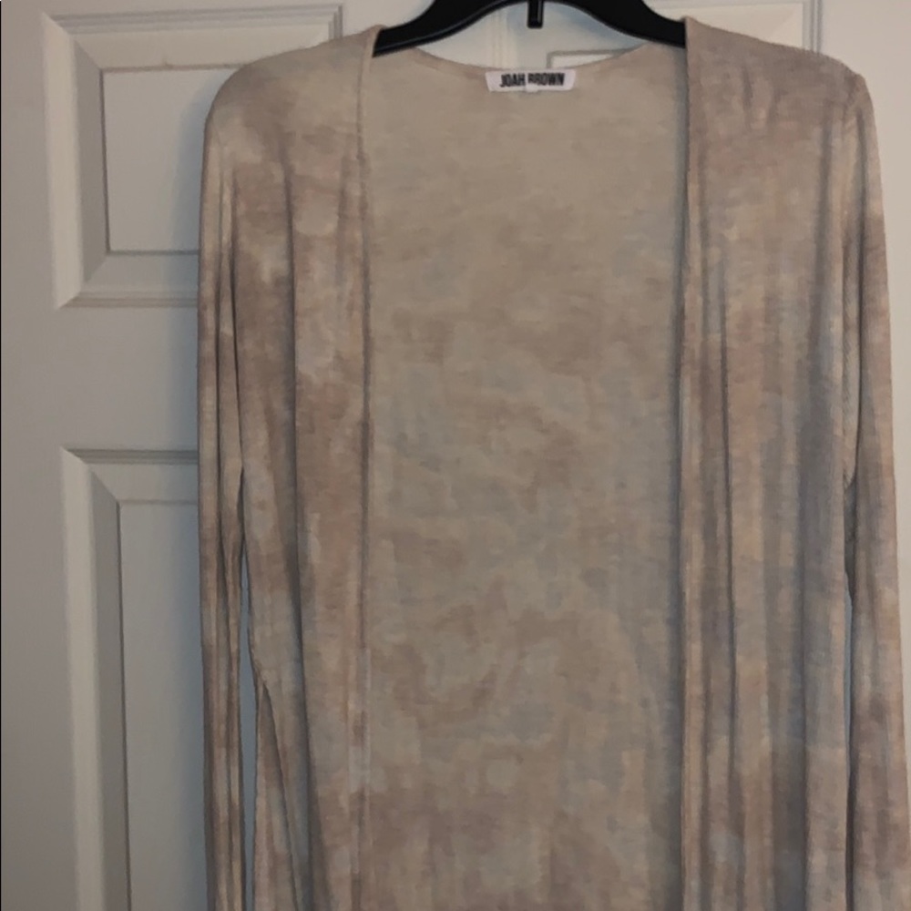 Custom Bleach Dye Joah Brown Luna Cardigan.